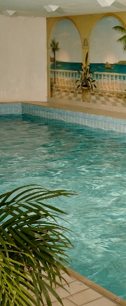 Schwimmbad, Sauna und Wellnessbereich im Hotel