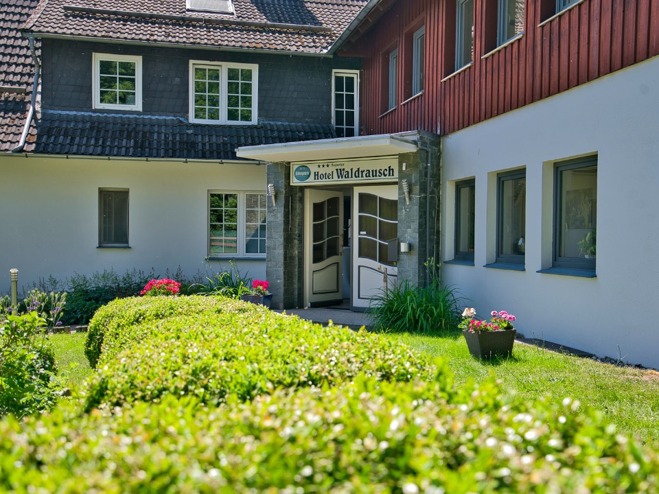 Hotel Waldrausch Eingangsbereich