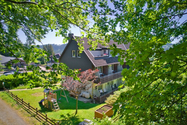 Ausblick vom Wanderweg am Hotel Waldrausch in Hahnenklee