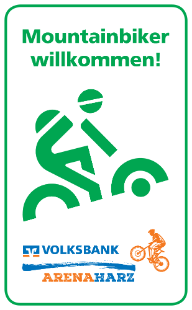 Mountainbiker willkommen - Volksbank Arena Harz Externer Link