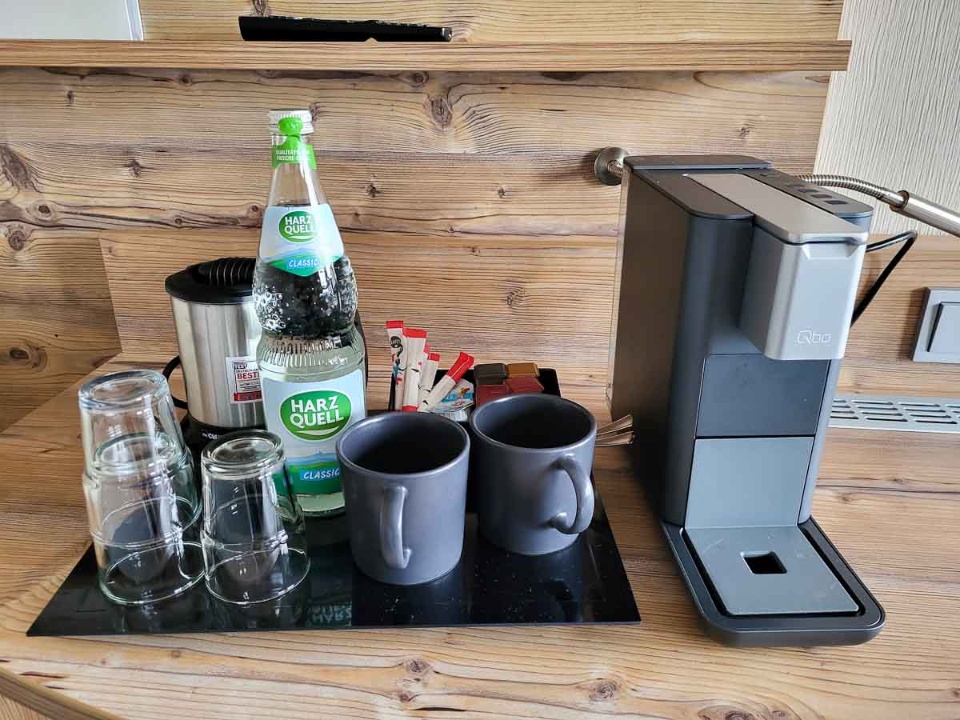 Kaffeemaschine im Wohnraum